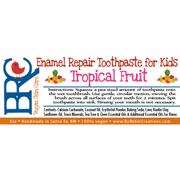 By Robin Creations Enamel Repair Toothpaste for Kids Toothpaste White Smoke 1 Tube / Tropical Fruit,1 Tube / Sweet Orange,3 Tubes / Tropical Fruit,3 Tubes / Sweet Orange