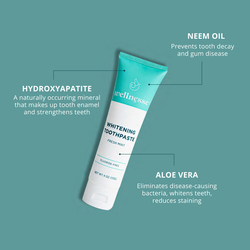 Wellnesse Whitening Toothpaste whitening toothpaste Cadet Blue