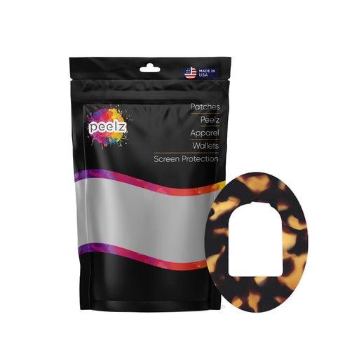 Peelz Tortoise Shell Pod Patch Tape - Pump Peelz Patch Medical Tape White Smoke 12-Pack (Set of 12 Patches)