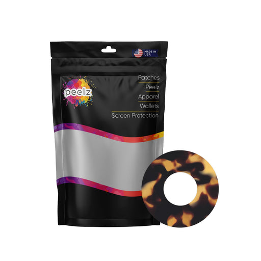 Peelz Tortoise Shell Patch  Tape Designed for the FreeStyle Libre 2 Patch Medical Tape White Smoke 12-Pack Libre 2 (Set of 12 Patches)