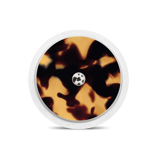 Peelz Tortoise Shell for Freestyle Libre 2 Peelz/Stickers White Smoke Sensor Only