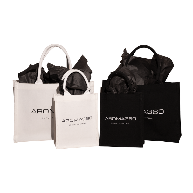 Aroma360 Luxury Canvas Tote Accessories White Smoke Small / Black,Small / White,Large / Black,Large / White