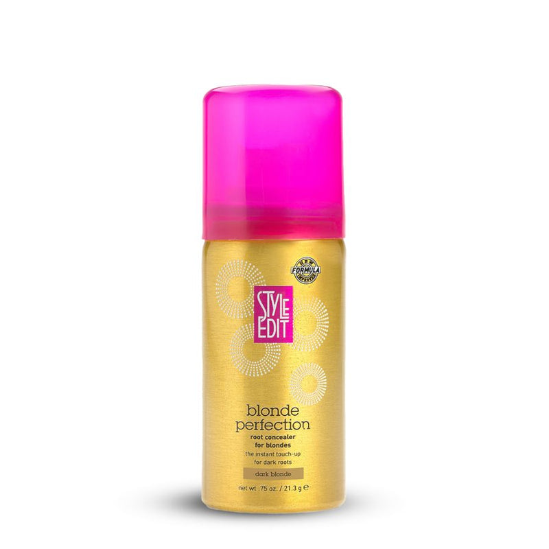 Style Edit Blonde Perfection Travel Size Root Concealer Spray White Smoke Dark Blonde