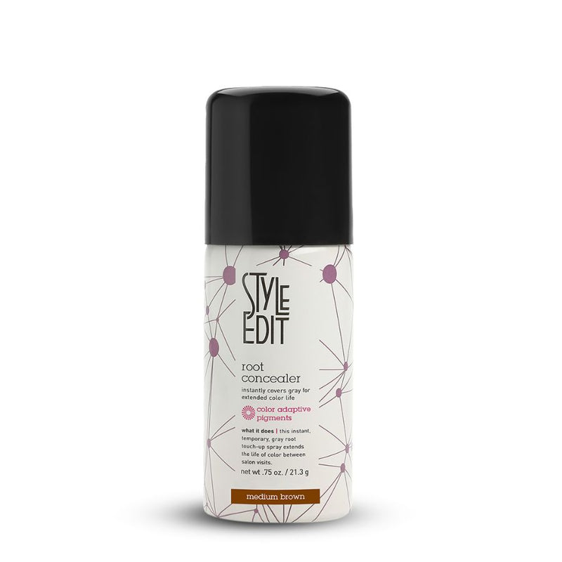 Style Edit Travel Size Root Concealer Spray Spray White Smoke Medium Brown