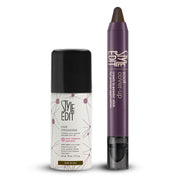 Style Edit Travel Size Concealer Spray and Cover Up Stick Duo White Smoke Dark Brown