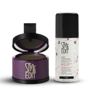 Style Edit Root Touch Up Powder and Travel Size Spray Duo Gift Set White Smoke Black