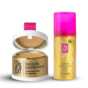 Style Edit Blonde Travel Duo: Touch Up Powder and Travel Sized Concealer Spray White Smoke Dark Blonde