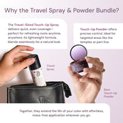 Style Edit Drop Red Gorgeous Root Touch Up Powder and Travel Size Spray Duo Gift Set White Smoke Dark Red,Medium Red,Light Red