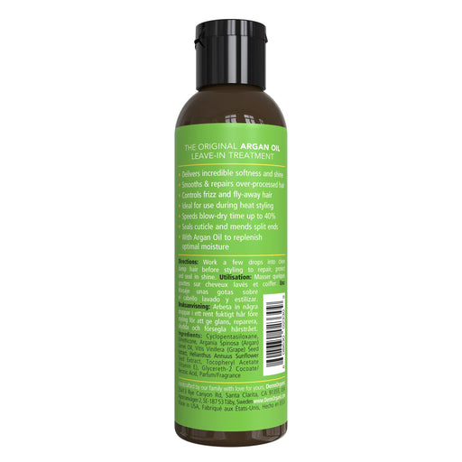DermOrganic Official Shop Leave-in Treatment with Argan Oil Treatments White Smoke 4 fl oz (120ml),Duo Pack (2 Bottles of 4 fl oz / 120ml)