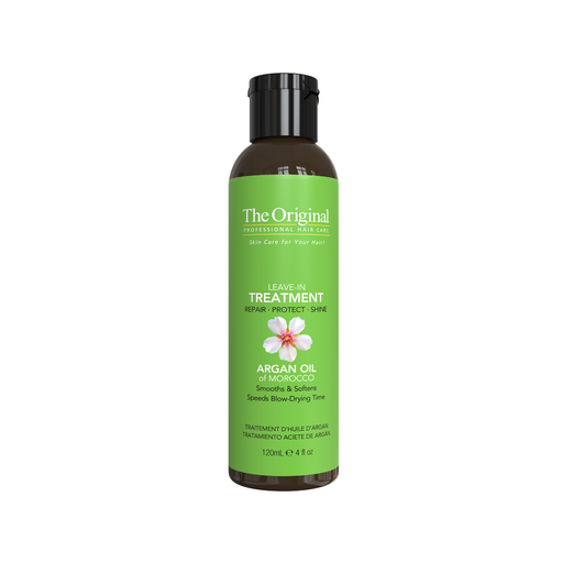 DermOrganic Official Shop Leave-in Treatment with Argan Oil Treatments Yellow Green 4 fl oz (120ml),Duo Pack (2 Bottles of 4 fl oz / 120ml)