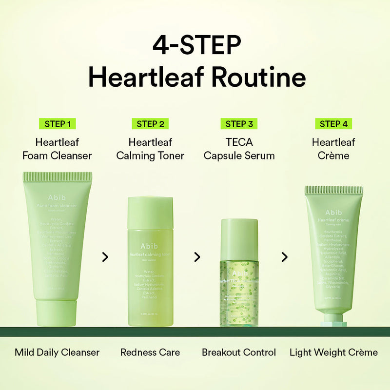 AsiaBeautyMall Abib Heartleaf Calming Trial Kit Serum Seashell