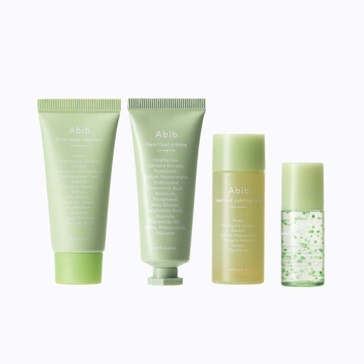 AsiaBeautyMall Abib Heartleaf Calming Trial Kit Serum White Smoke