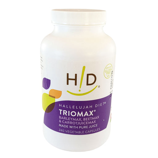 Hallelujah Diet TrioMax Capsules Dehydrated Juice Powder Dark Slate Blue