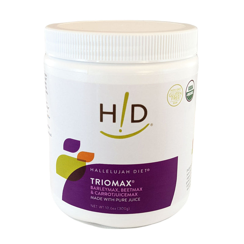 Hallelujah Diet TrioMax Large 10.6 oz Dehydrated Juice Powder Beige