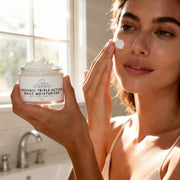 Glimmer Goddess® Organic Skin Care Triple Action Daily Moisturizer – Organic SPF 30 Moisturizers White Smoke 2 oz. JAR / Lightly scented,2 oz. JAR / Unscented – great for extra-sensitive skin,2 oz. Airless Bottle - SUMMER VERSION / Lightly scented,2 oz. Airless Bottle - SUMMER VERSION / Unscented – great for extra-sensitive skin