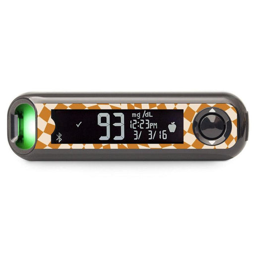 Peelz Trippy Retro Bayer Contour© Next One Glucometer Peelz/Stickers Dark Slate Gray