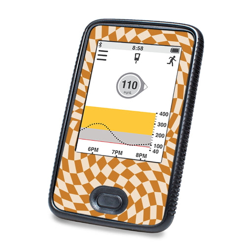 Peelz Trippy Retro DEXCOM G6 Touchscreen Receiver Peelz/Stickers White Smoke