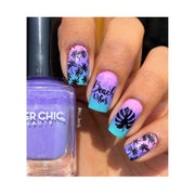 UberChic Beauty Tropic Like It's Hot Stamping Plate Rosy Brown