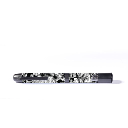 Peelz Tropical Sketch InPen - Smart Insulin Pen Peelz/Stickers Light Gray