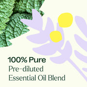 Plant Therapy True Expression (Throat Chakra) Essential Oil Pre-Diluted Roll-On Essential Oil White Smoke 10 mL