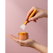 TUMERI Turmeric + Vitamin C Clay Mask Health & Beauty Rosy Brown Mask Only,+ Applicator & Towel