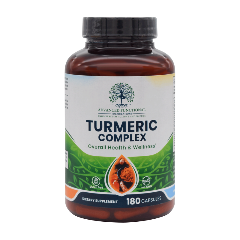 Advanced Functional Medicine Supplements Turmeric Complex (may support inflammation and autoimmunity) 180 ct Dark Slate Gray