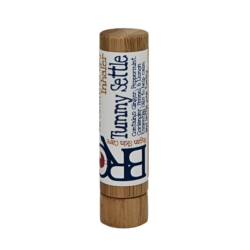 By Robin Creations Tummy Settle Aromatherapy Inhaler Aromatherapy Gray Bamboo (100% Plastic-Free & Zero Waste)