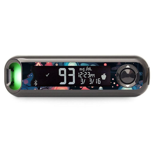 Peelz Tundra Bayer Contour© Next One Glucometer Peelz/Stickers Black