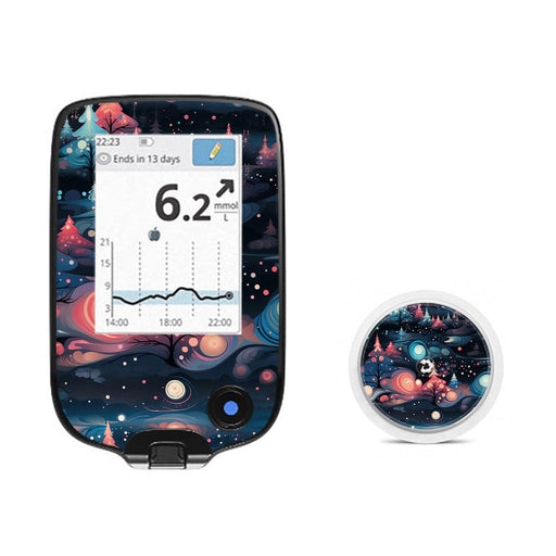 Peelz Tundra Freestyle Libre 2 Peelz/Stickers White Smoke Receiver + Sensor