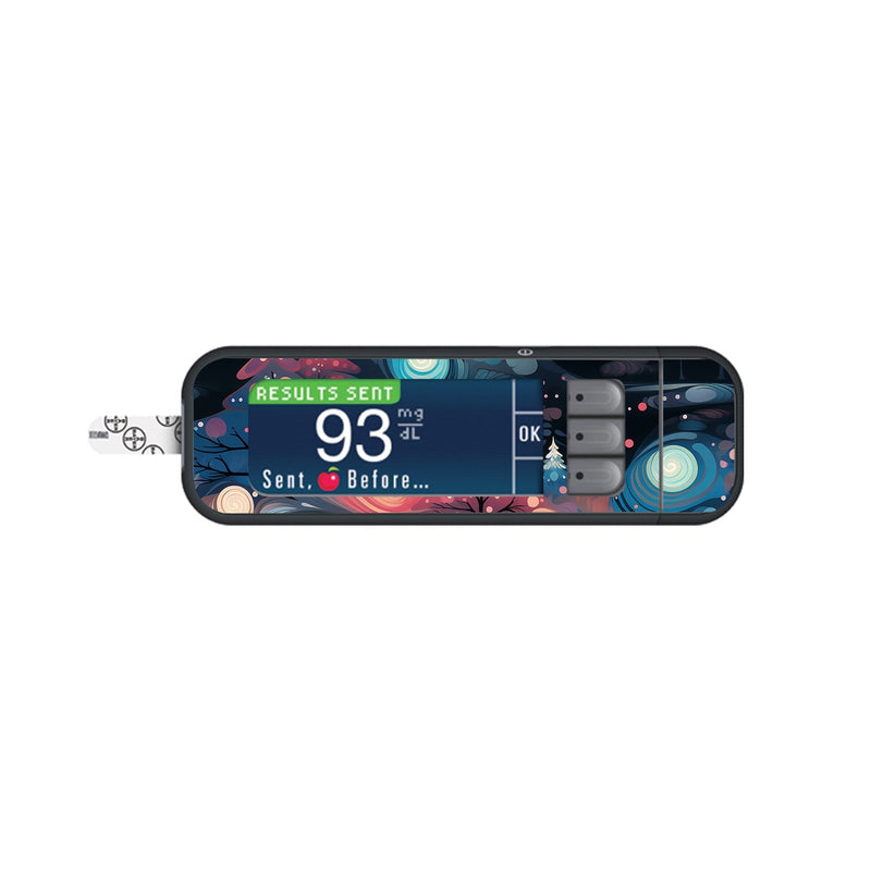 Peelz Tundra for Bayer Contour Next Glucometer Peelz/Stickers White Smoke