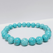 ZAQ Skin & Body Turquoise Bracelet - Relationship Light Gray 6mm,8mm,10mm