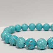 ZAQ Skin & Body Turquoise Bracelet - Relationship Light Gray 6mm,8mm,10mm