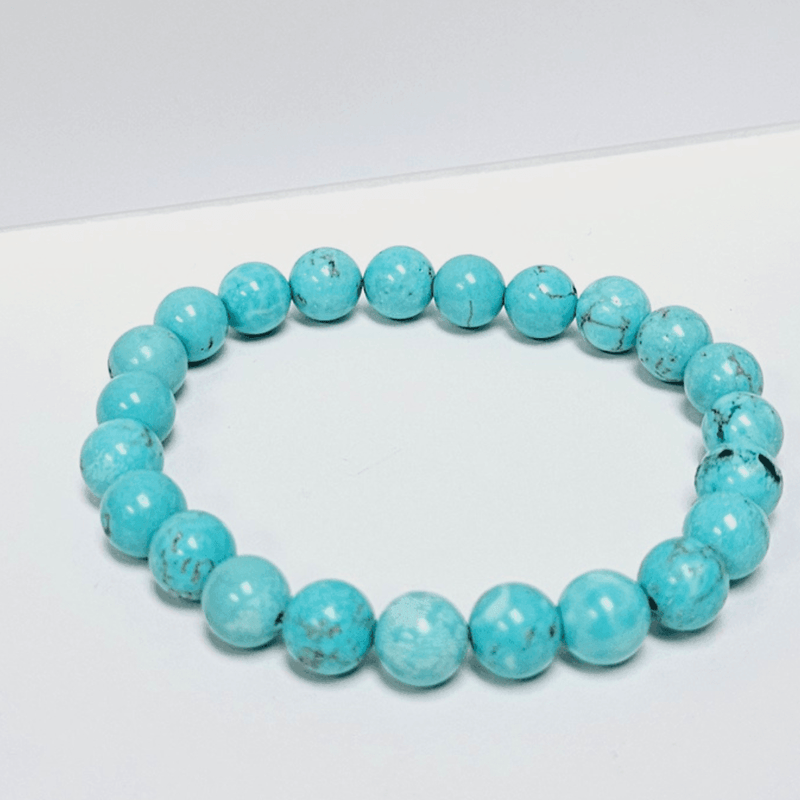 ZAQ Skin & Body Turquoise Bracelet - Relationship Cadet Blue 6mm,8mm,10mm