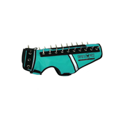 CoyoteVest SpikeVest for Cats Vest White Smoke Extra Small / Turquoise