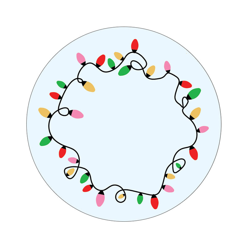 Peelz CF Holiday Lights twiist™ Automated Insulin Delivery System Stickers - Pump Peelz Peelz/Stickers Alice Blue