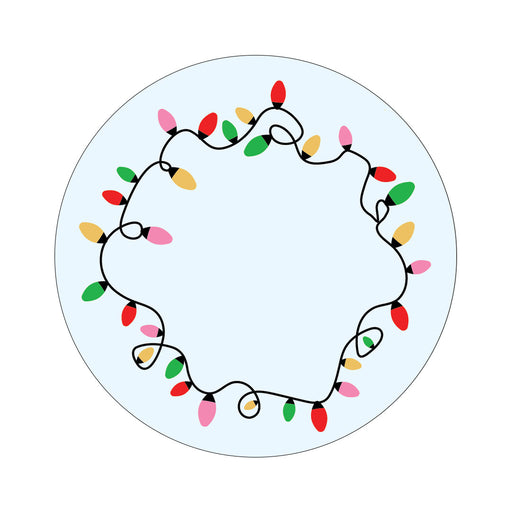 Peelz CF Holiday Lights twiist™ Automated Insulin Delivery System Stickers - Pump Peelz Peelz/Stickers Alice Blue
