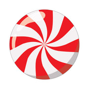 Peelz CF Holiday Peppermint twiist™ Automated Insulin Delivery System Stickers - Pump Peelz Peelz/Stickers White Smoke