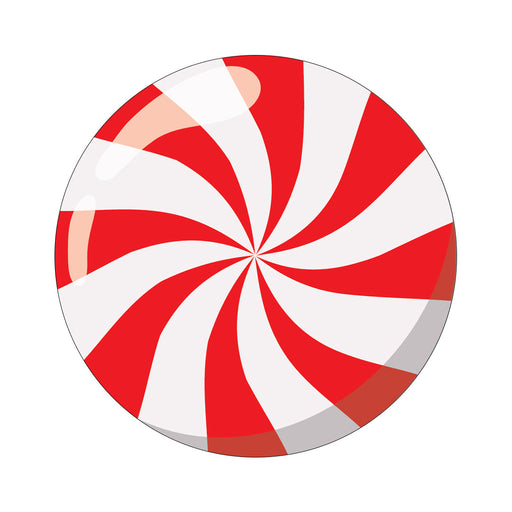 Peelz CF Holiday Peppermint twiist™ Automated Insulin Delivery System Stickers - Pump Peelz Peelz/Stickers White Smoke