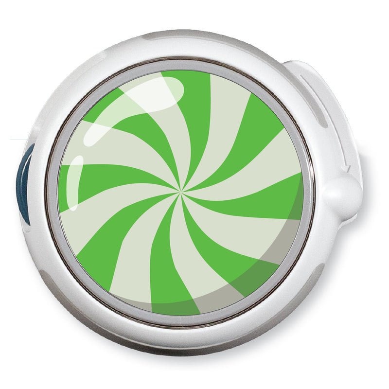 Peelz CF Holiday Mint twiist™ Automated Insulin Delivery System Stickers - Pump Peelz Peelz/Stickers White Smoke