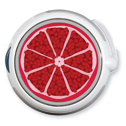 Peelz CF Holiday Pomegranate twiist™ Automated Insulin Delivery System Stickers - Pump Peelz Peelz/Stickers White Smoke