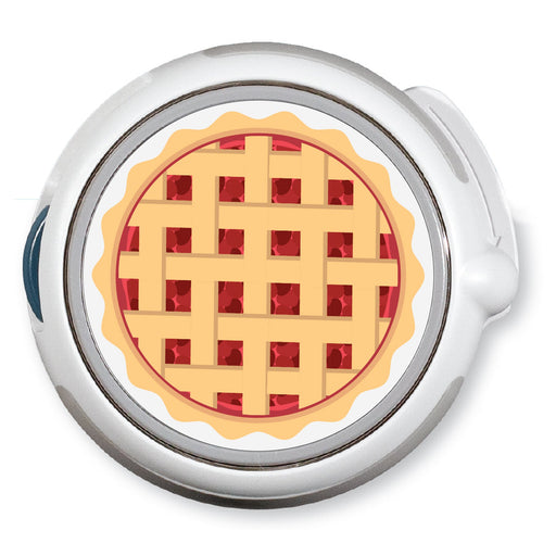 Peelz CF Holiday Pie twiist™ Automated Insulin Delivery System Stickers - Pump Peelz Peelz/Stickers White Smoke