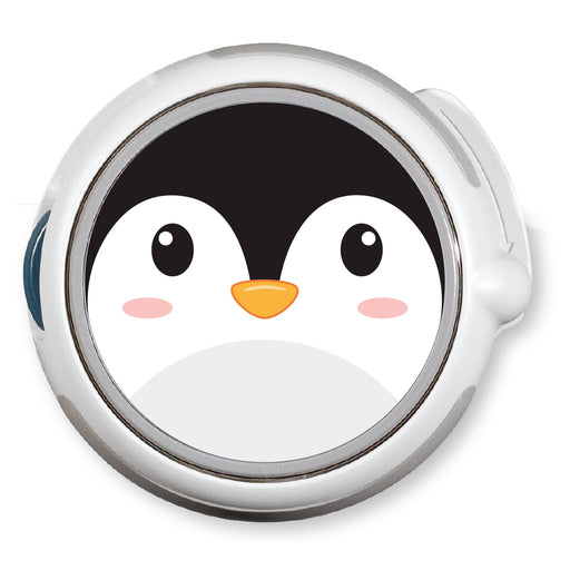 Peelz CF Holiday Penguin twiist™ Automated Insulin Delivery System Stickers - Pump Peelz Peelz/Stickers White Smoke