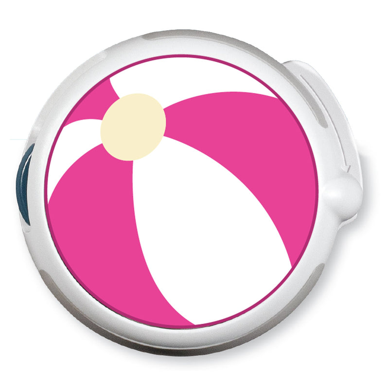 Peelz CF Beach Ball twiist™ Automated Insulin Delivery System Stickers - Pump Peelz Peelz/Stickers White Smoke