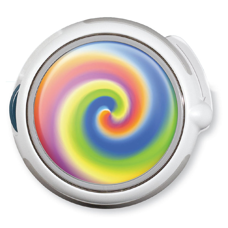 Peelz CF Lollipop twiist™ Automated Insulin Delivery System Stickers - Pump Peelz Peelz/Stickers White Smoke
