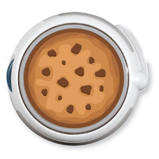 Peelz CF Chocolate Chip Cookie twiist™ Automated Insulin Delivery System Stickers - Pump Peelz Peelz/Stickers White Smoke