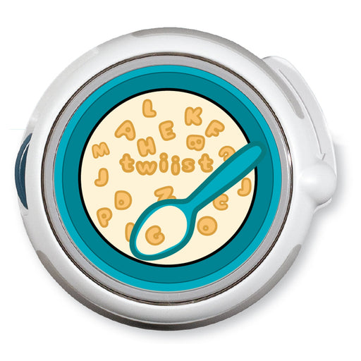 Peelz CF Cereal twiist™ Automated Insulin Delivery System Stickers - Pump Peelz Peelz/Stickers White Smoke