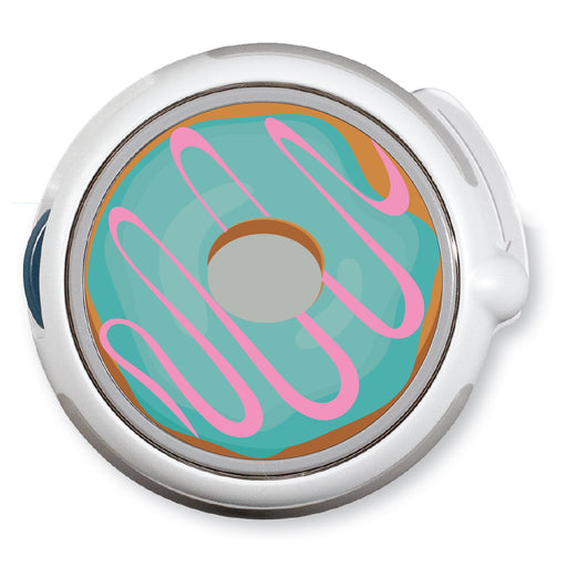 Peelz CF Donut twiist™ Automated Insulin Delivery System Stickers - Pump Peelz Peelz/Stickers White Smoke
