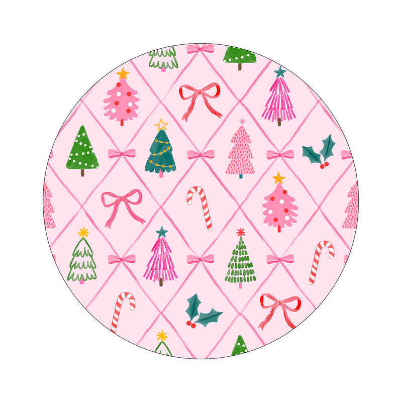 Peelz Coquette Christmas twiist™ Automated Insulin Delivery System Stickers - Pump Peelz Peelz/Stickers Misty Rose