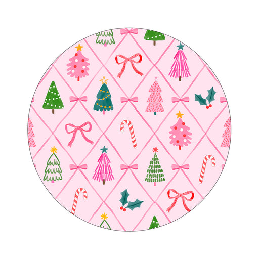 Peelz Coquette Christmas twiist™ Automated Insulin Delivery System Stickers - Pump Peelz Peelz/Stickers Misty Rose