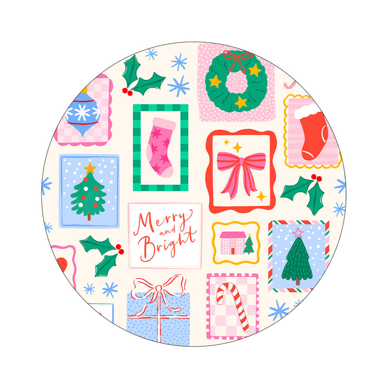 Peelz Holiday Greetings twiist™ Automated Insulin Delivery System Stickers - Pump Peelz Peelz/Stickers White Smoke